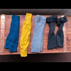 Set of 4 leg warmers